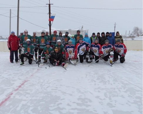 В Татаново прошел первый тур чемпионата Тамбовского района по хоккею