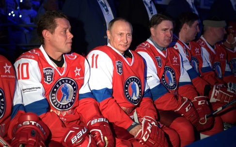 Поздравление сборной России по хоккею с победой на Олимпиаде в Пхёнчхане